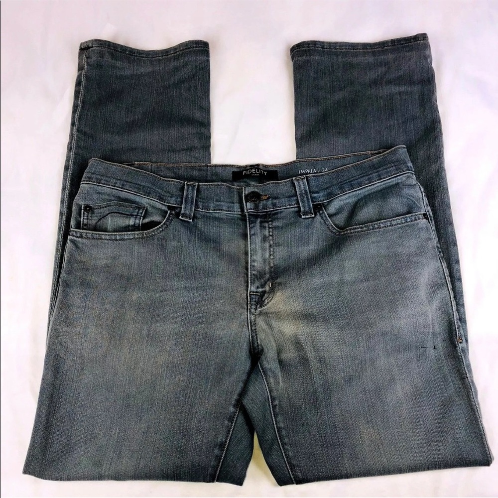 Fidelity Men's Sz 34 Jeans Impala Fit 31" Inseam